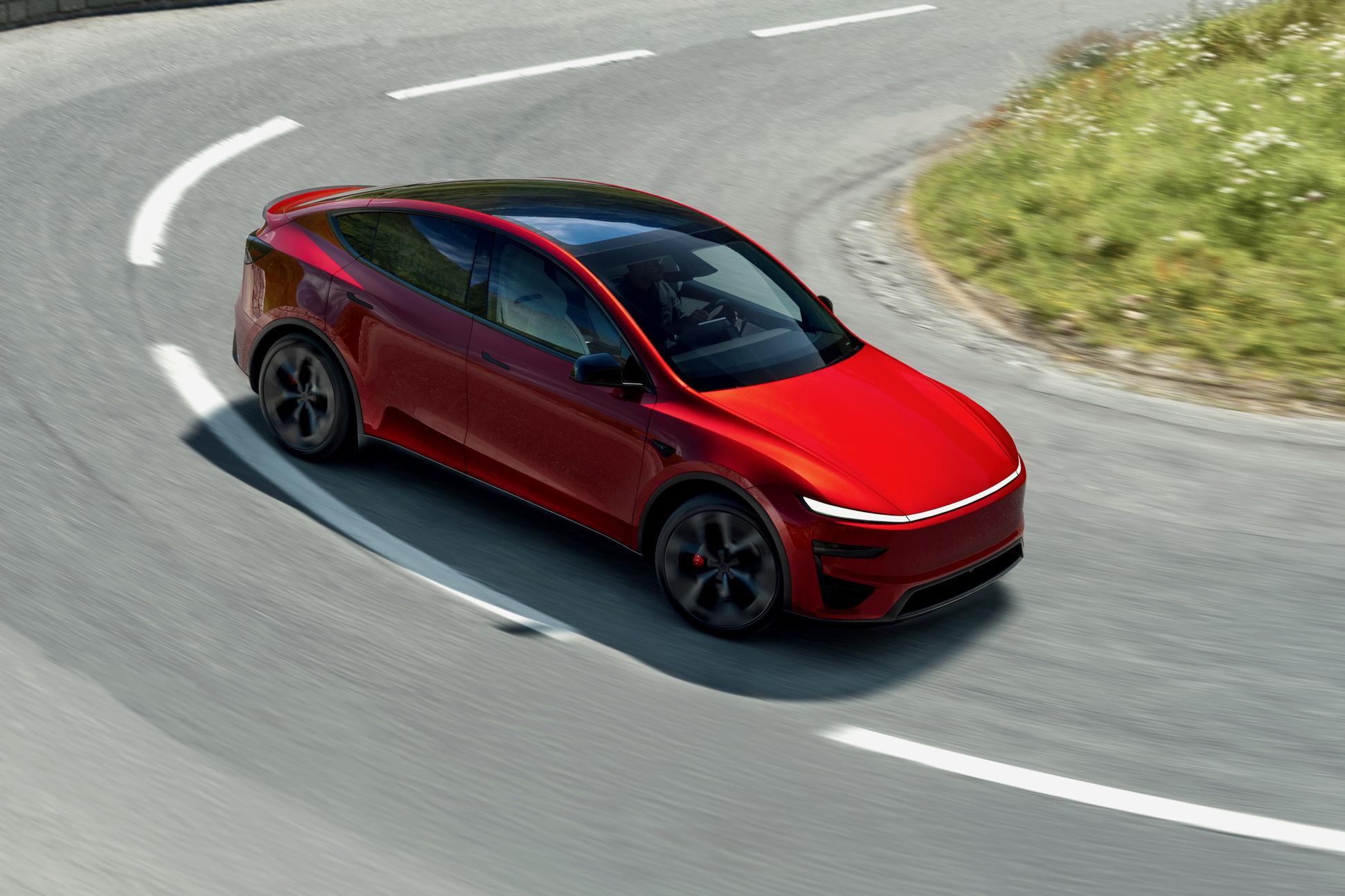 Michelin Pilot Sport EV tire profile for Tesla Model Y Performance