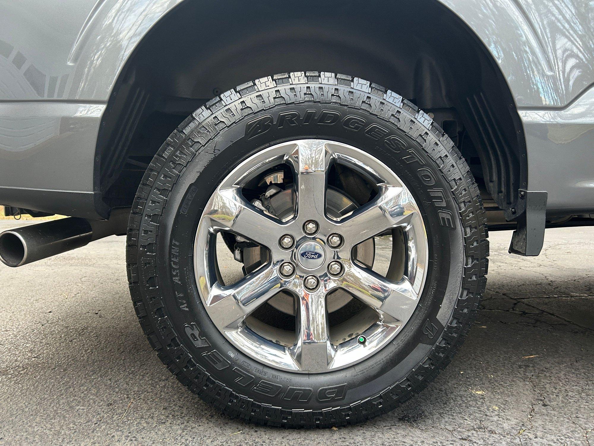 Bridgestone Dueler A/T Ascent tire on Ford F-150